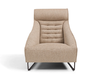 DALIA - Sled base fabric armchair by Max Divani - view 2